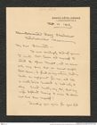Nachlass Franz Steindachner, Brief von Bashford Dean an Franz Steindachner (15.09.1906), Inv.Nr. 99.01, Seite 1